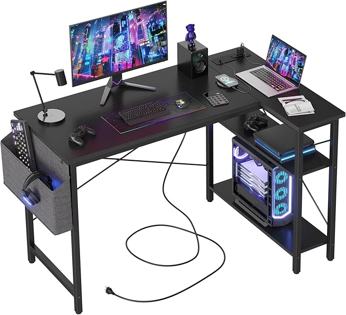 TIQLAB L Shaped Computer Desk by TIQLAB