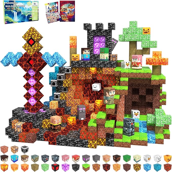 150 PCS Magnetic Building Blocks Toys by Unknown