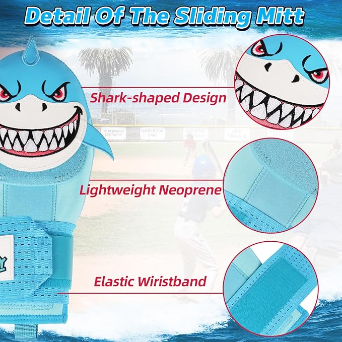 Big Crazy Sliding Mitt for Youth & Adult, Baseball Softball Sliding Mitt, Baseball Accessories and Protective Gear Flexible, Durable, Ambidextrous