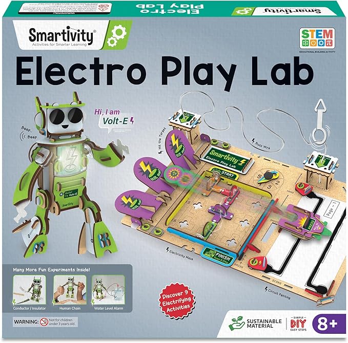 Smartivity Electro Play Lab for Kids Ages 8, 14 Years Old I Electricity Kit by SMARTIVITY