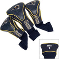 Team Golf NFL San Diego Chargers Contour Golf Club Headcovers (3 Count) Numbered 1, 3, & X, Fits Oversized Drivers, Utility, Rescue & Fairway Clubs, Velour Lined for Extra Club Protection