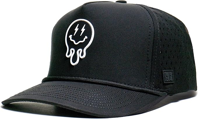 BRIMZ Outdoor Performance Hat - Water & Sweat Resistant Hats - Breathable & Moisture-Wicking Snapback