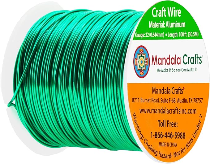 Mandala Crafts 22 Gauge Anodized Aluminum Craft Wire - Image 2