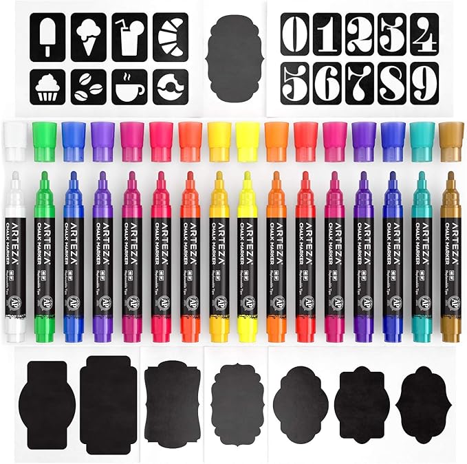 ARTEZA Liquid Chalk Markers, Chalkboard Pens - Image 6