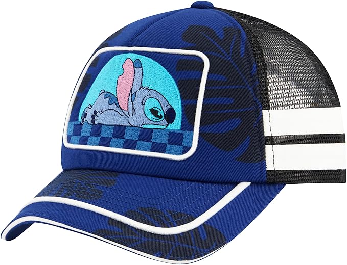 Disney Stitch Dad Hat, Adult Cotton Baseball Cap with Curved Brim