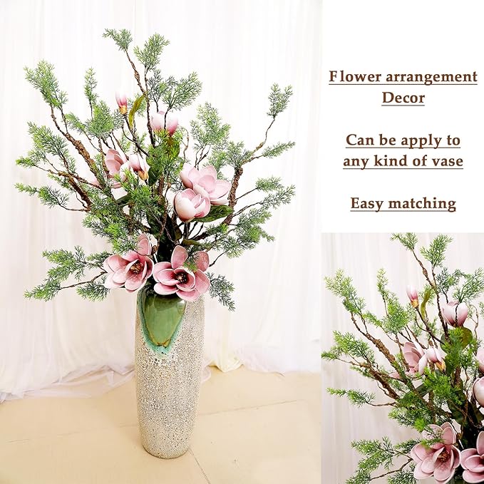 39.3in Bendable Artificial Pine Tree Bark Branches Trunk Fake Wood Root Twigs - Image 5