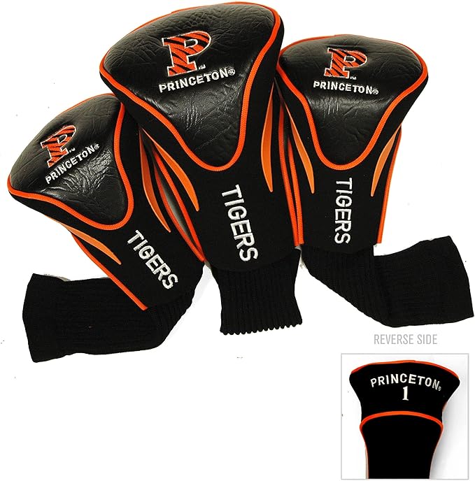 Team Golf NCAA Florida Gators Contour Golf Club Headcovers (3 Count) Numbered 1, 3, & X, Fits Oversized Drivers, Utility, Rescue & Fairway Clubs, Velour Lined for Extra Club Protection