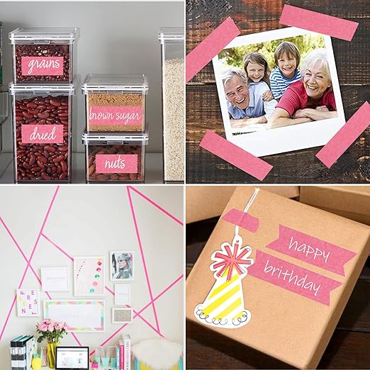 Pink Painter's Tape, DIY Crafting, Decoration and School Projects - Image 5