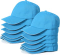 Shyyween Kids Baseball Caps Youth Adjustable Plain Baseball Hats Cotton Blank Hats Bulk for Girls Boys Sport Team