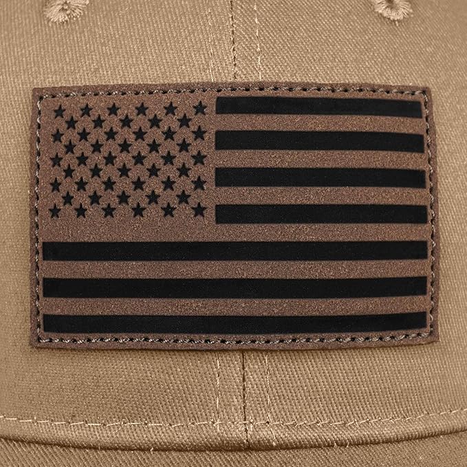 American Flag Trucker Hat - Snapback Hats for Men Women Baseball Cap - Breathable Mesh & Adjustable Fit for Casual Wear