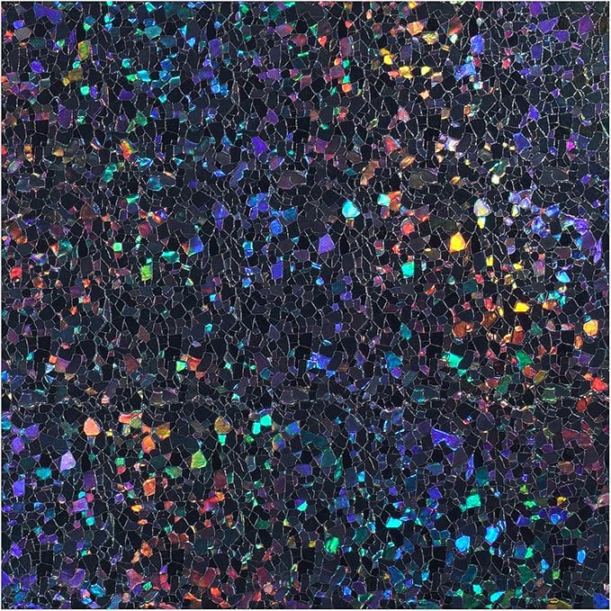 rabbitgoo Blackout Rainbow Window Privacy Film Decorative Stained Glass Diamond by rabbitgoo