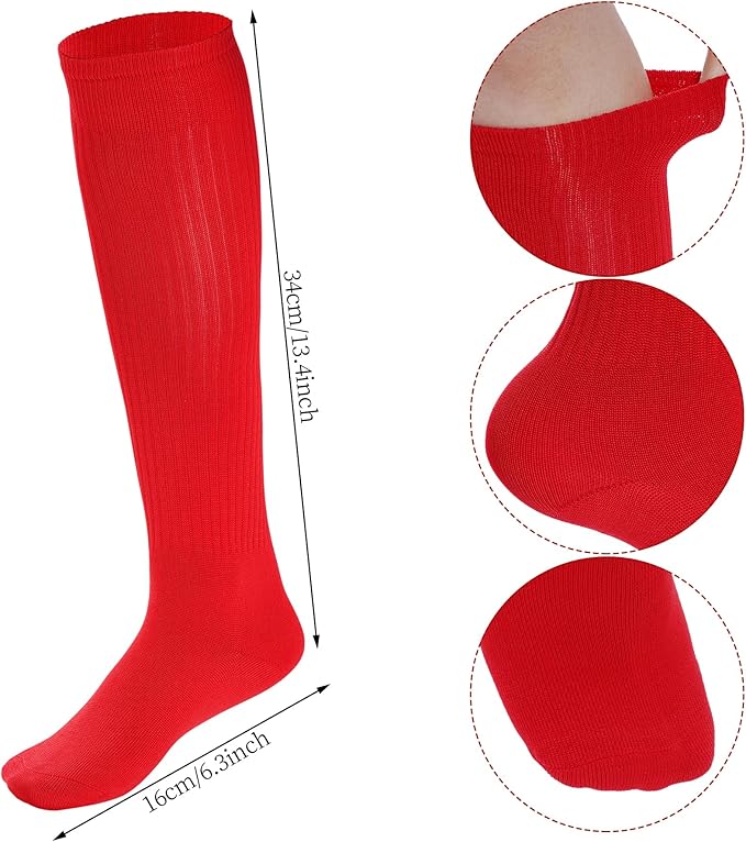 Dxhycc Youth Baseball Socks and Belt Combo Set Softball Baseball Socks and Elastic Waist Belt for Youth Boys Girls