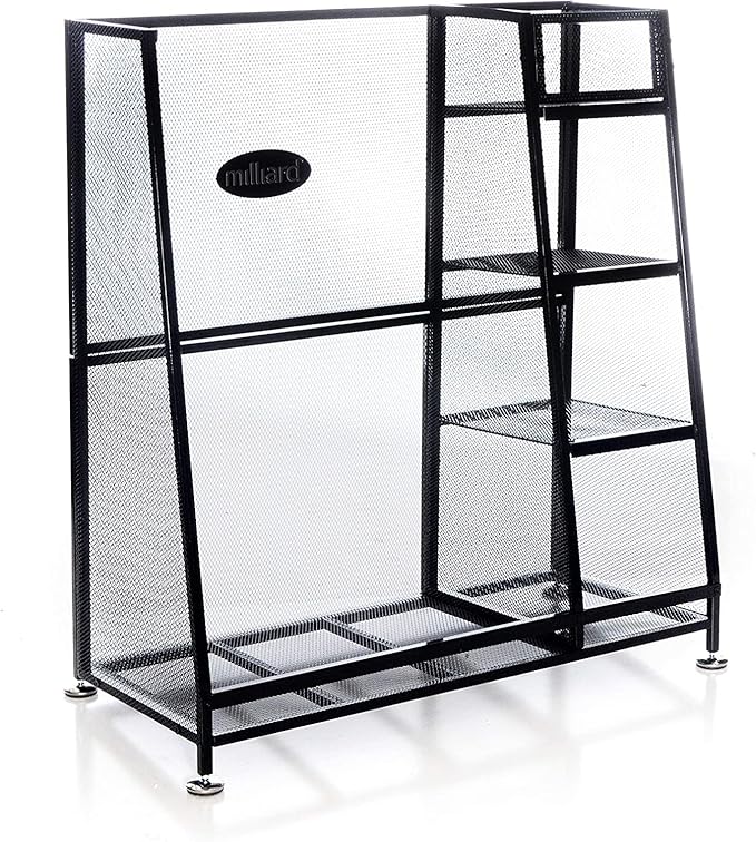 Milliard Golf Organizer - Extra Large Size - Fit 2 Golf Bags and Other Golfing Equipment and Accessories in This Handy Storage Rack - Great Gift Item