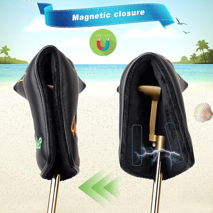 Craftsman Golf Blade Putter Headcover Cover Magnet Magnetic Closure Funny Animal Different Design for Your Choice