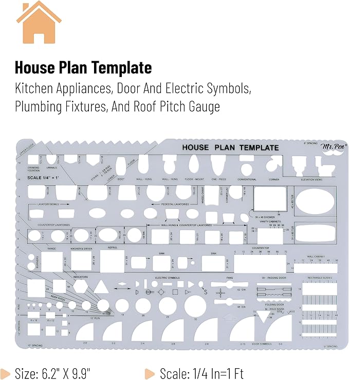 Mr. Pen- House Plan, Interior Design and Furniture Templates, Drafting Tools - Image 3