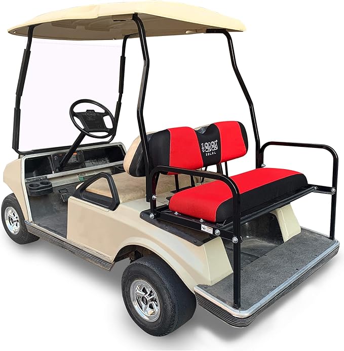 10L0L Universal Golf Cart Rear Seat Cover Dress UP Older Golf Cart Durable Breathable Material Fit Like a Glove for Yamaha EZGO and Club Car, Easy to Install