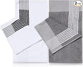 Buryeah Golf Towel 22 x 44 Inch Cotton Golf Caddy Towel Camping Large for Caddies Golfers Tour Players Club with Stripe