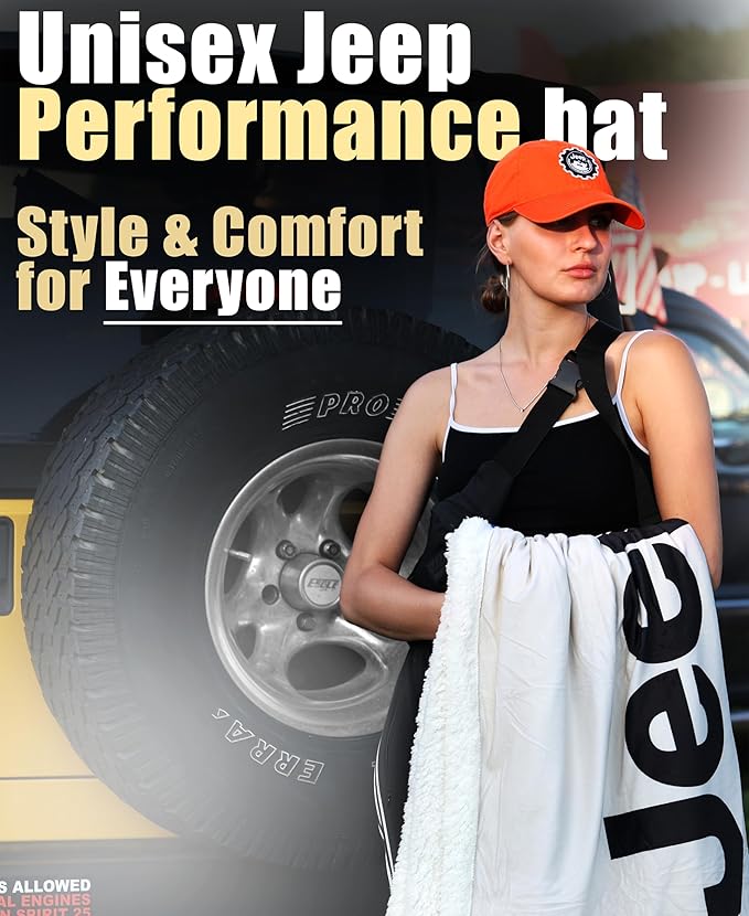 Jeep Performance Parts Baseball Cap | Woven Patch Hat | Adjustable | Officially Licensed