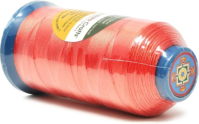 Mandala Crafts Bonded Nylon Thread Coral Heavy Duty Sewing Thread - Image 3
