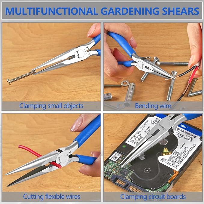 Needle Nose Pliers, mshandto 6.5" Long Nose Pliers - Image 6