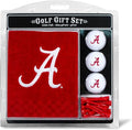 Team Golf NCAA Gift Set Embroidered Golf Towel, 3 Golf Balls, and 14 Golf Tees 2-3/4" Regulation, Tri-Fold Towel 16" x 22" & 100% Cotton