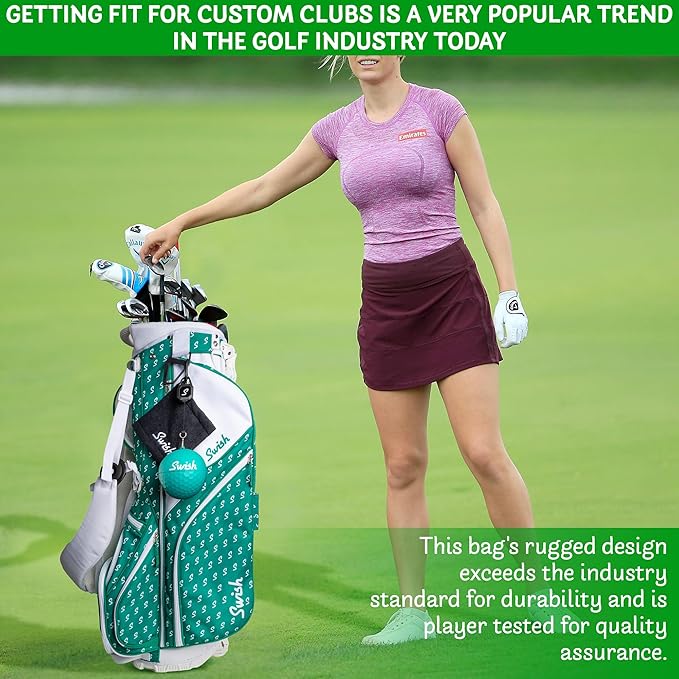 Swish Portable Golf Ball Cleaner – Clip-On Golf Accessory for Bag or Cart – Perfect Golf Gift