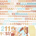 221 Pcs Bulletin Board Letters Round Alphabet Number Punctuation Symbol Combo by Humyoun