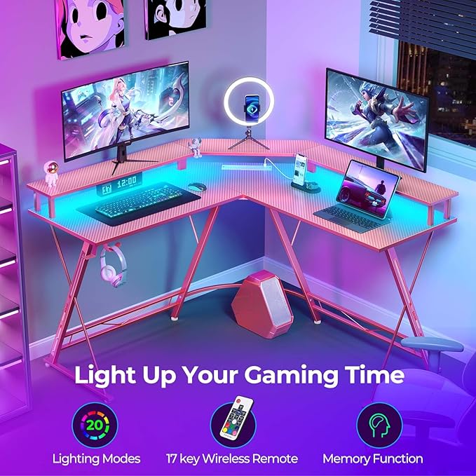 SEVEN WARRIOR Gaming Desk 50.4” - Image 6