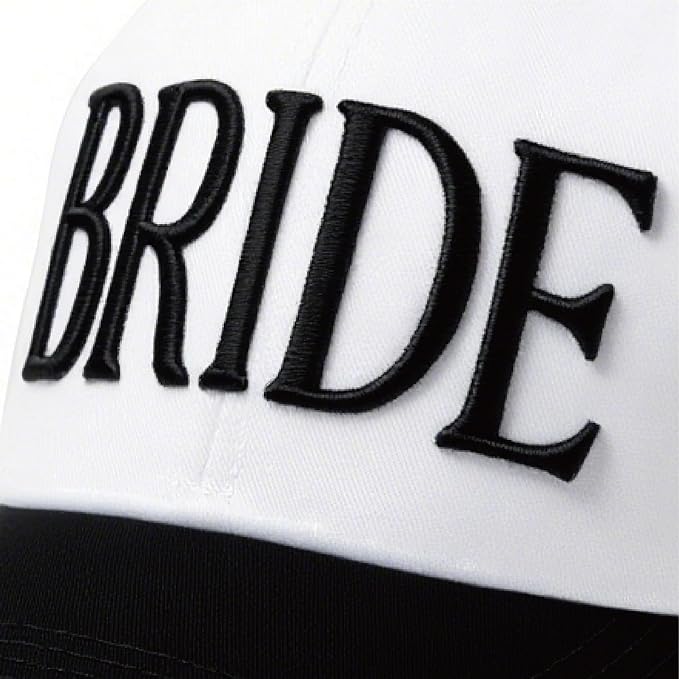 LADY&HOME Bride Baseball Hat,Bach Party Decorations,Bridal Shower Accessory,Bride to Be Gift,Bridesmaid Favor