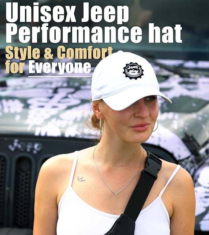 Jeep Performance Parts Baseball Cap | Woven Patch Hat | Adjustable | Officially Licensed