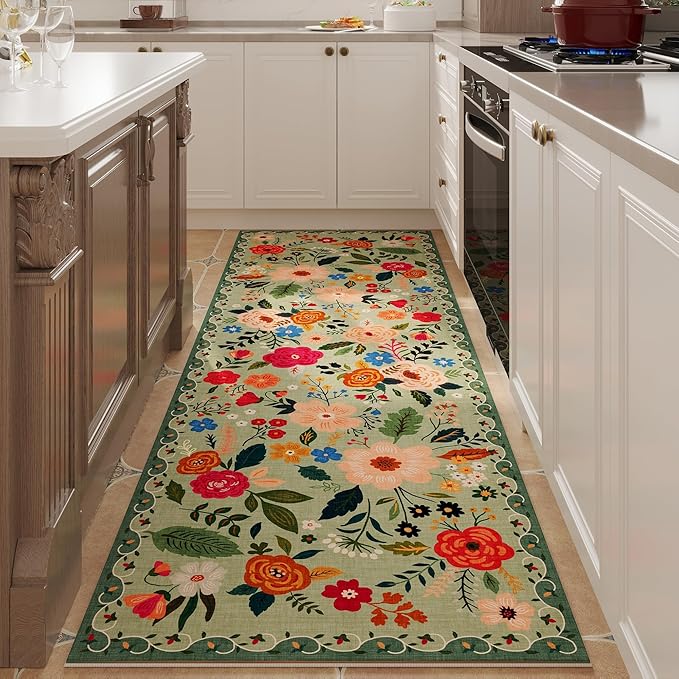 Rugcomf Runner Rug for Hallways Kitchen Rug Non Slip 2'x 6' Washable Rugs by Rugcomf