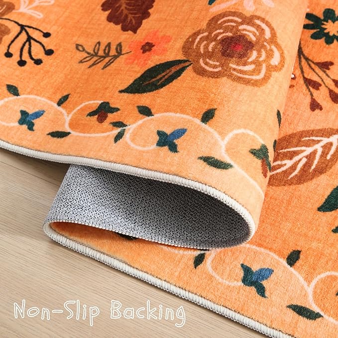 Rugcomf Runner Rug for Kitchen Rug Non Slip 2'x 6' Washable Rugs - Image 3