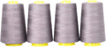 Mandala Crafts 4 Pack of Serger Threads Cones Spools by MandalaCrafts