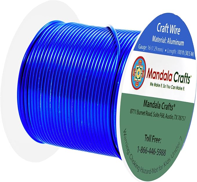 Mandala Crafts 16 Gauge Anodized Aluminum Craft Wire - Image 2