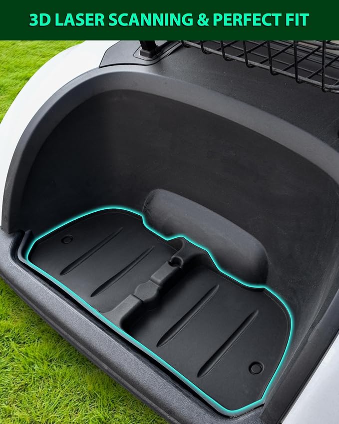 Bag Well Mat for Yamaha G29, All Weather Rear Cargo Liner Bagwell Mat Rubber Slush Liner Insert Protection for Yamaha Drive2 G29 Golf Carts Accessories