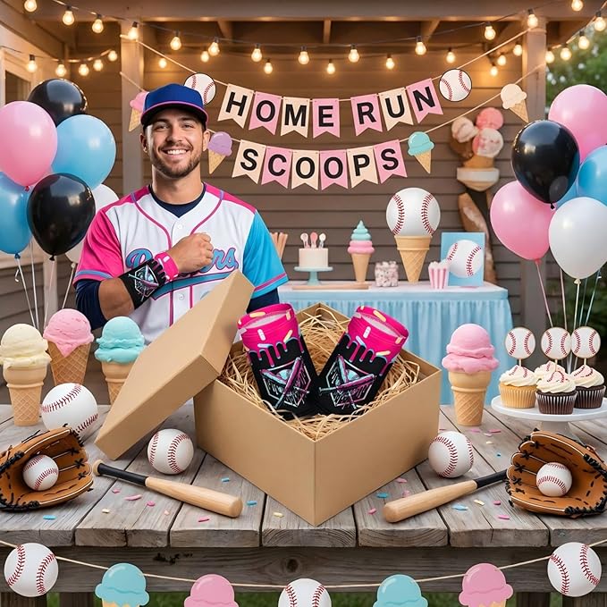 Baseball Ice Cream Drip / 67 Meme Themed Wristbands Sports Cooling Non Slip Wristbands Gift for Sport Baseball Team Ball Lovers Players Sport Gym Party Favors