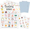 Birthday Party Bingo Game Cards, Birthday Bingo Card by mermermu