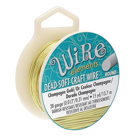 The Beadsmith Wire Elements Craft Wire – Tarnish Resistant, Soft Temper by TheBeadsmith