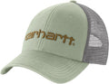 Carhartt Men's Canvas Mesh-Back Logo Graphic Cap