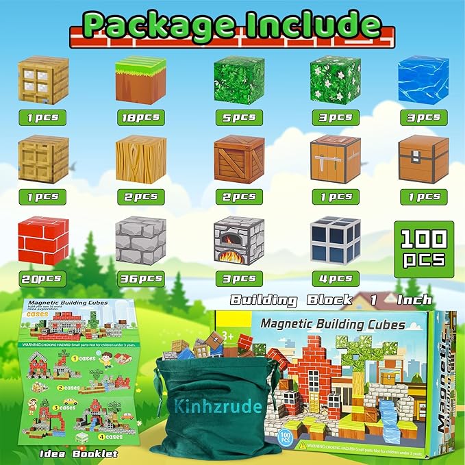 1 inch Magnetic Blocks - Image 2