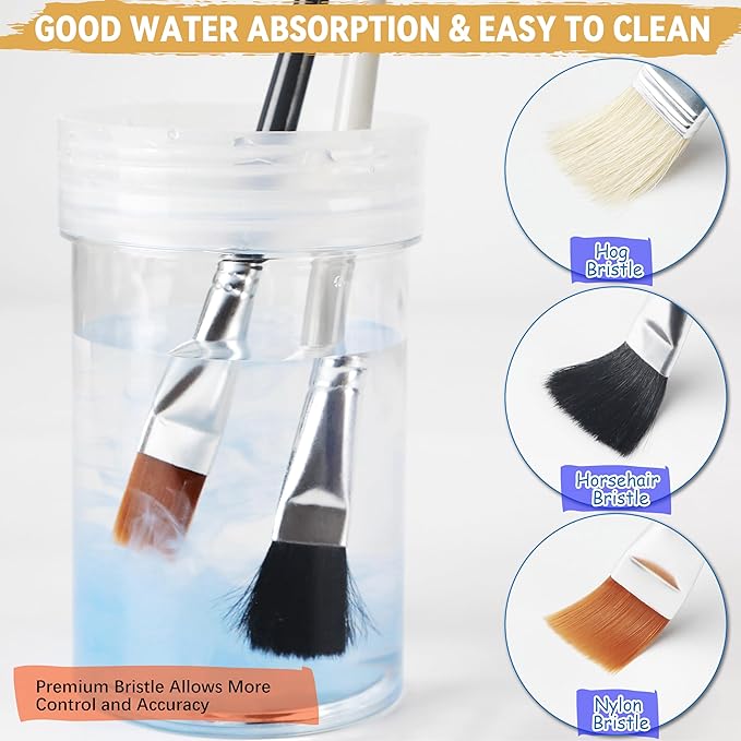 26PCS Painting Brushes Set, 5 Sets of Professional Painting Brushes - Image 6