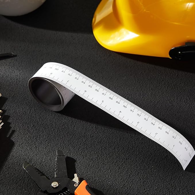 4 Pcs 39.37 Inch Magnetic Ruler Flexible Magnetic Ruler Magnet Measuring Tape - Image 7