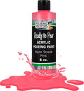 Pouring Masters Neon Streak Pink Ready to Pour Acrylic Pouring Paint by USArtSupply
