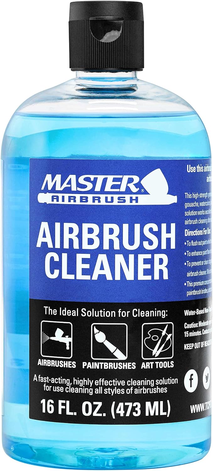 Master Airbrush Cleaner, 16-Ounce Pint Bottle by MasterAirbrush