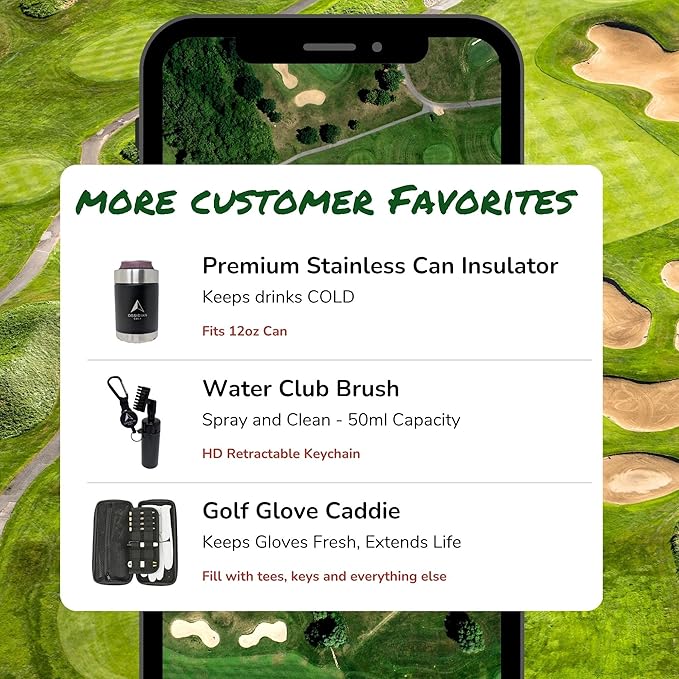 Gift Box - Ultimate Golf Kit Essentials for Men & Women, Premium Golfing Accessories, Golfer Training Tools & Gear