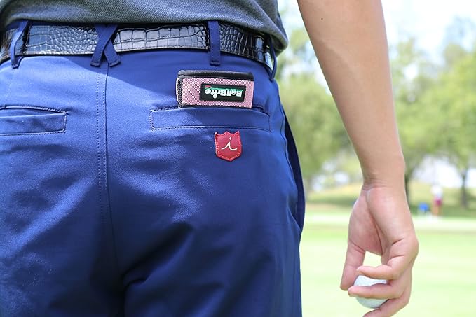 BallBrite Portable Golf Ball Cleaner — Patented Pocket Washer for the Putting Green — Moisture-Lock Technology — Machine Washable — Golf Gift for Men and Women