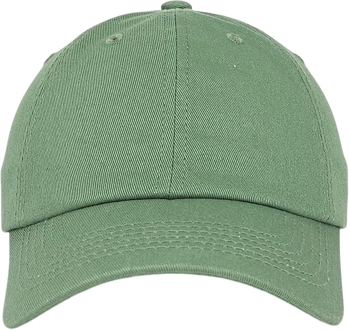 Classic Dad Hat Cotton, Low-Profile Plain Baseball Cap, Adjustable, Breathable and Packable