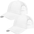 Falari Trucker Hat Baseball Cap Structured Plain Design 6 Panel, Adjustable Size