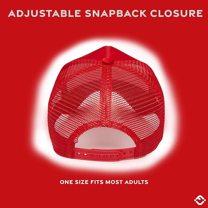 Funky Junque Premium Mesh Snapback Trucker Hat - Stylish Comfort for All - Patriotic, Humor & More