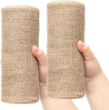8 Inch Natural Burlap Fabric Roll 10 Yards, Jute Ribbon by Unknown